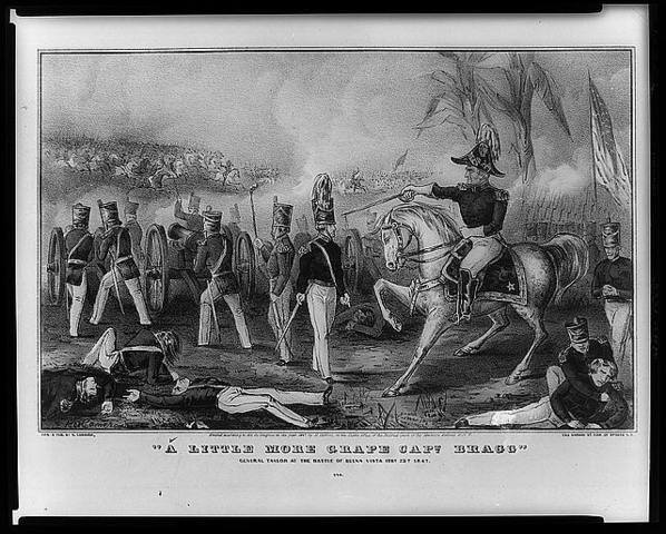 the u.s declares war on  mexico