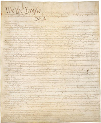 Constitution Written