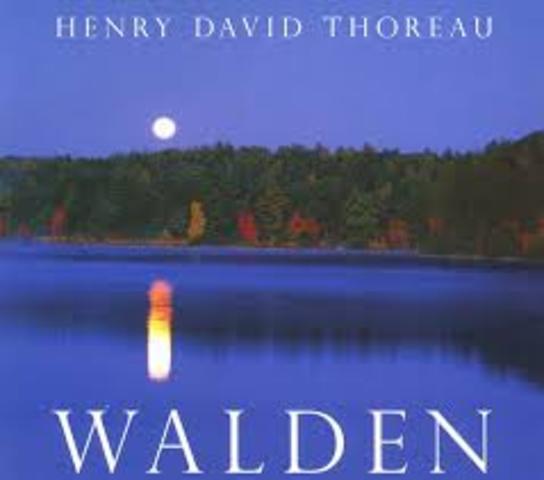 Publication of Walden by Henry David Thoreau