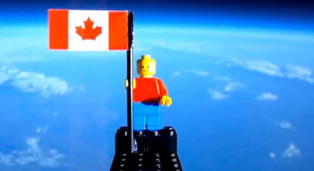 Legos into space