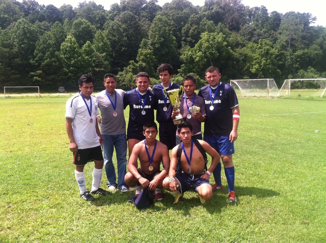 Winning Adult soccer league- Junior year