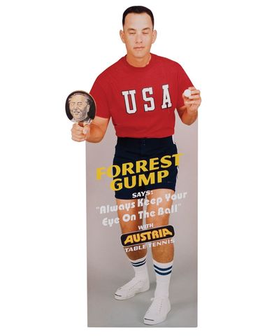 Forrest discovers ping pong