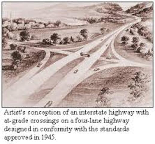 The Interstate Highway Act in The 1950's