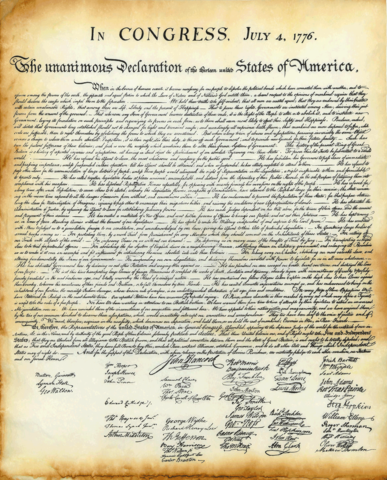 declaration of independence