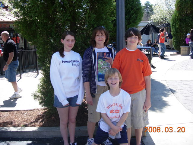 Six Flags with cousin Logan