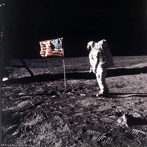 United States Lands On The Moon