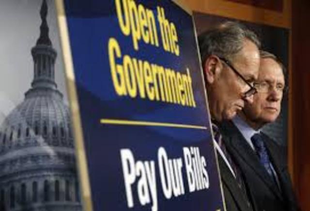 Budget impasse shuts down federal government.