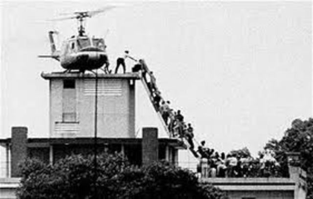 Evacuation of last Americans from vietnam