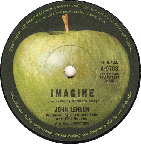 John Lennon song "imagine" is realeased