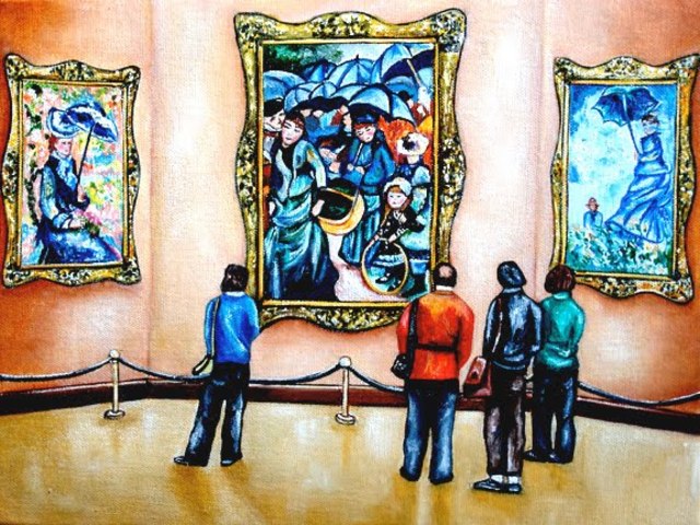 three mysterious people