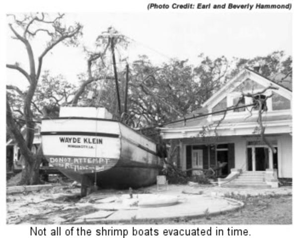 hurricane Carmen struck Louisiana