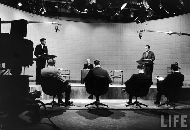 FIrst televised presidenial debate.