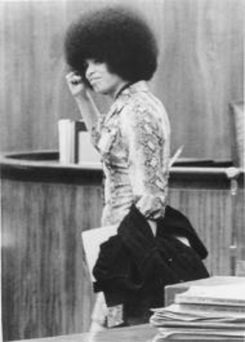 The arrest on Angela Davis