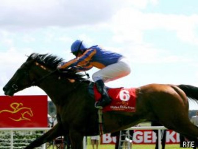 Aidan O'Brien and Seamus Heffernan teamed up to win another Dubai Duty Free Irish Derby