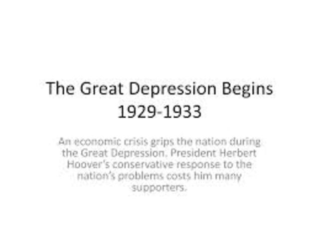 Great Depression (Unemployment Low)