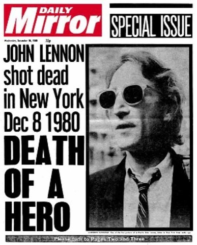 John Lennon Killed