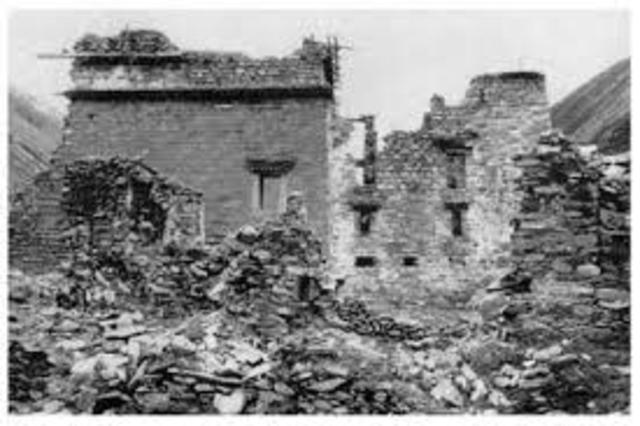 Destruction of Tibet Monasteries