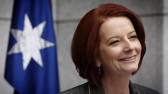 Julia Gilard  first women to sit as the debutipriminister