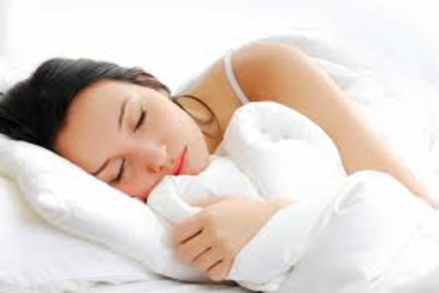 A person should exercise daily as well as have a regular sleep schedule that contains at least 8 hours of sleep nightly.