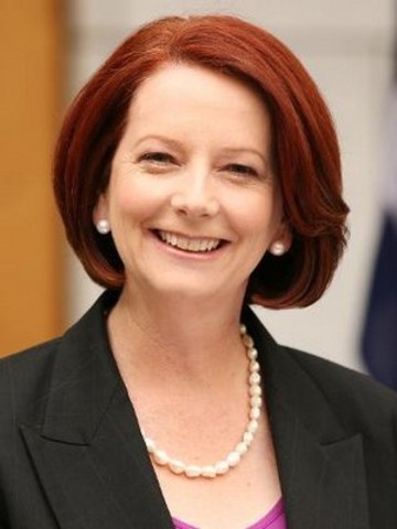 Julia Gillard became the first girl prime minister