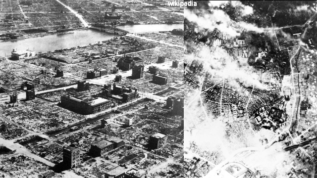 The fire bombing of Tokyo