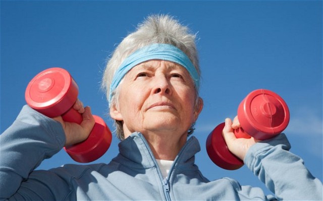 A person in their 60s still has to maintain good nutrition and exercise in order to stay healthy.