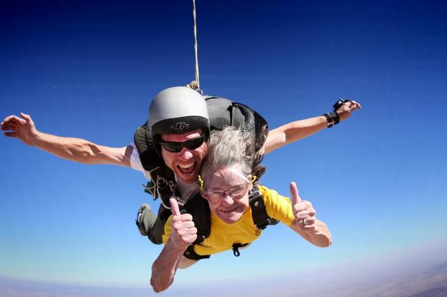 Even though their health might not be at it's best and they have risks of disease, a 60 year old can still live life to the fullest and have fun!!
