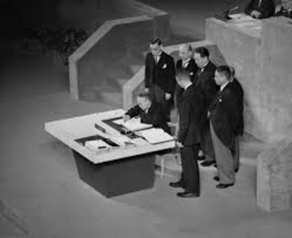 Peace Treaty Ending WW2