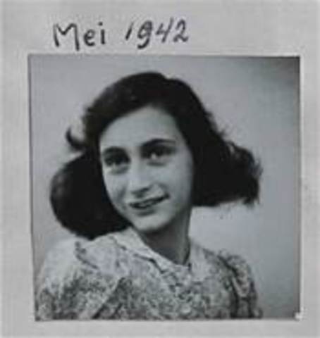 Anne Frank and her family goes in to hiding