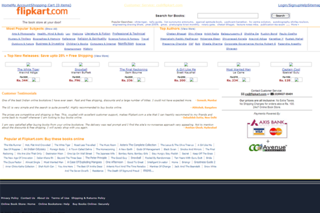 Incorporation of Flipkart Online Services Pvt. Ltd.