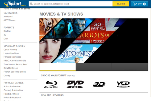 Adds TV & video as a category