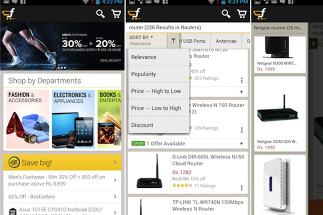 Launches Flipkart Android app