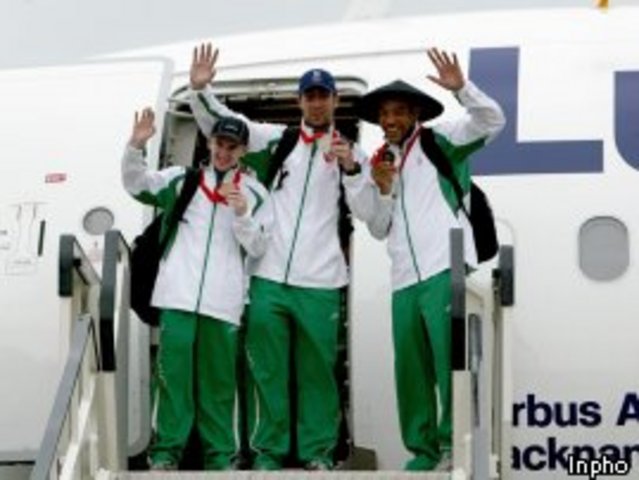 Irish Olympians return home