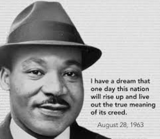 Martin Luther King Jr. Makes His "I Have a Dream" Speech