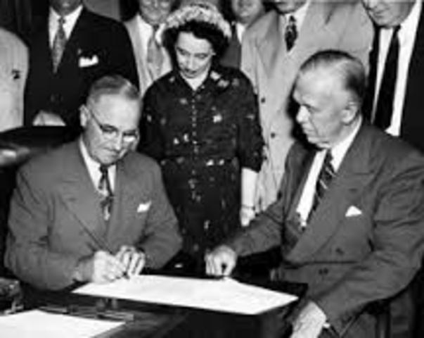 Truman Signs Peace Treaty With Japan