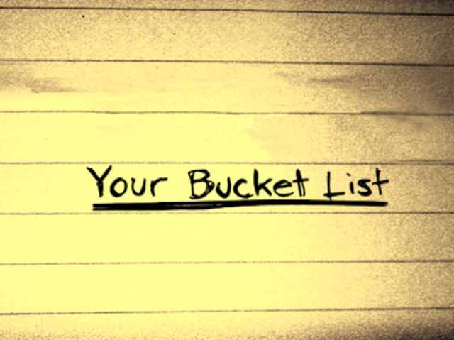 Finish Bucket List