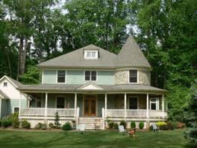 Living in a cute little house raising my childeren