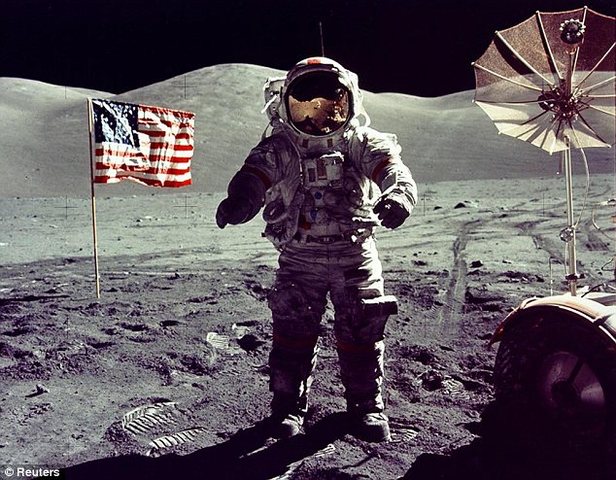 United States Lands On The Moon
