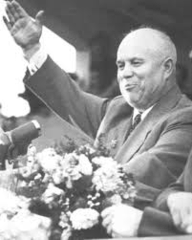 Nakita Khrushchev comes to power