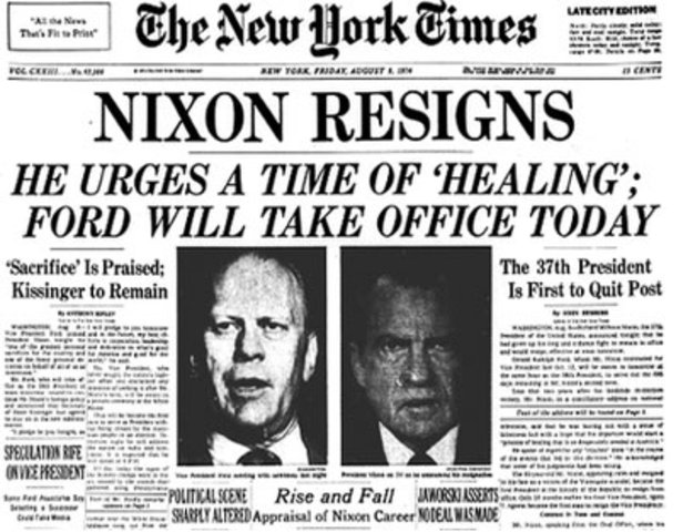 Nixon's resignation