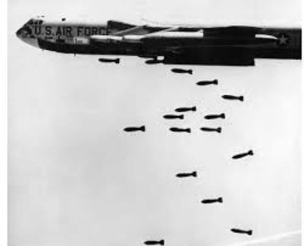 U.S arial bombing- objective rolling thunder