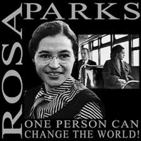 Rosa Parks Refuses to Give Up Her Seat on a Bus