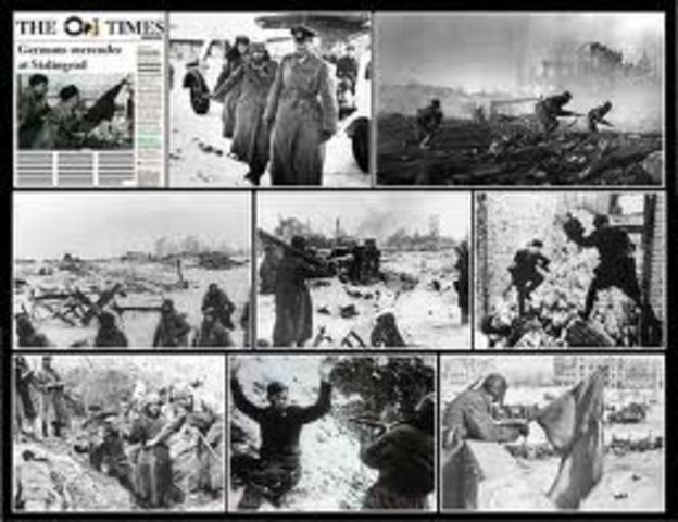 The Germans surrender at Stalingrad, Soviet Union