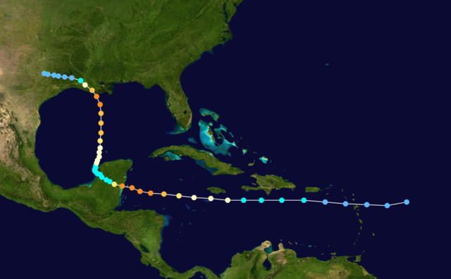 Date of Hurricane Carmen struck Lousiana