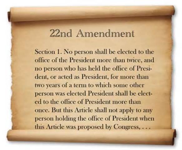 22nd Amendment ratified and passed