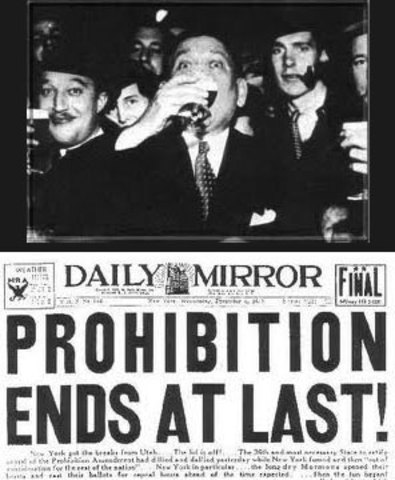 Prohibition Ends
