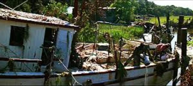 Hurricane Carmen struck Lousiana