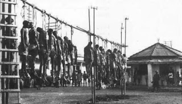 The State executes countless blacks for their involvement