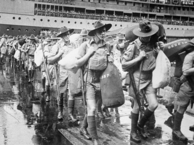 Australian Troops sent to Malaya