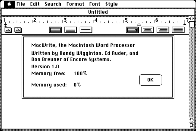 MacWrite 1.0